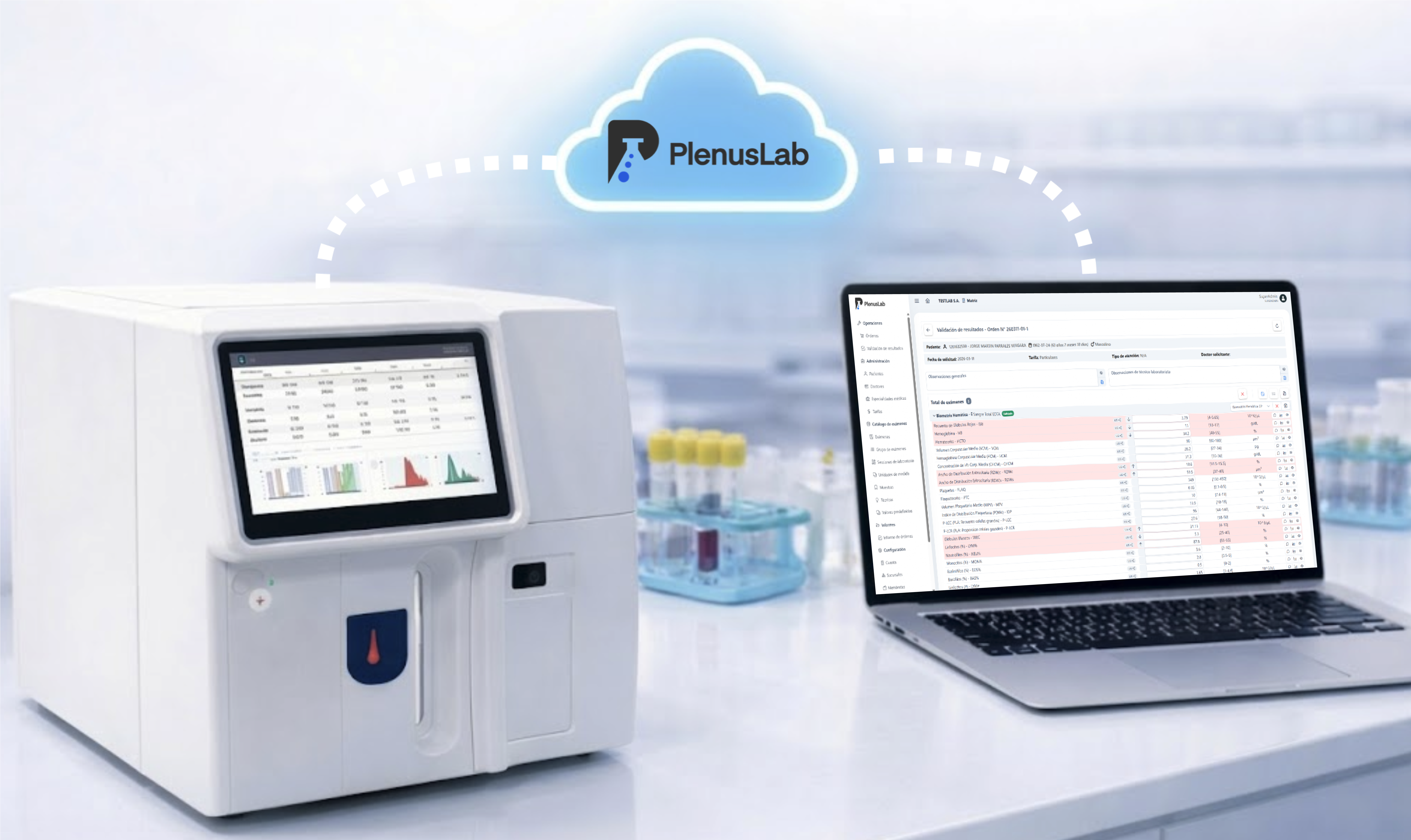Integración con equipos de laboratorio
